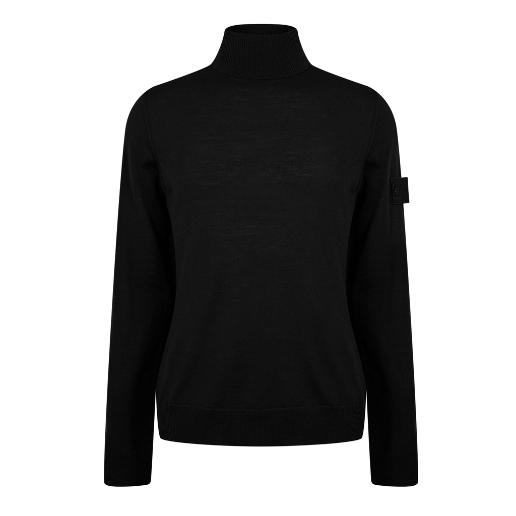 Stone Island Ghost Ghost Crew Knit Sweatshirt - Nero V0029